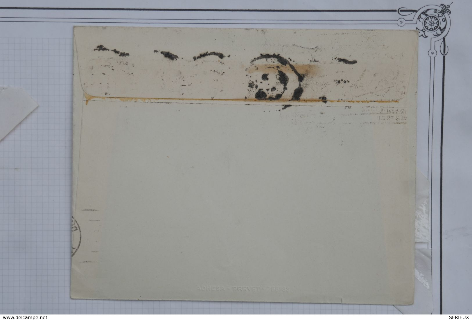 AH9 FRANCE BELLE LETTRE  1938   IER VOL MARSEILLE PARIS NICE ++++A VOIR+ ++AFF. INTERESSANT - 1960-.... Cartas & Documentos