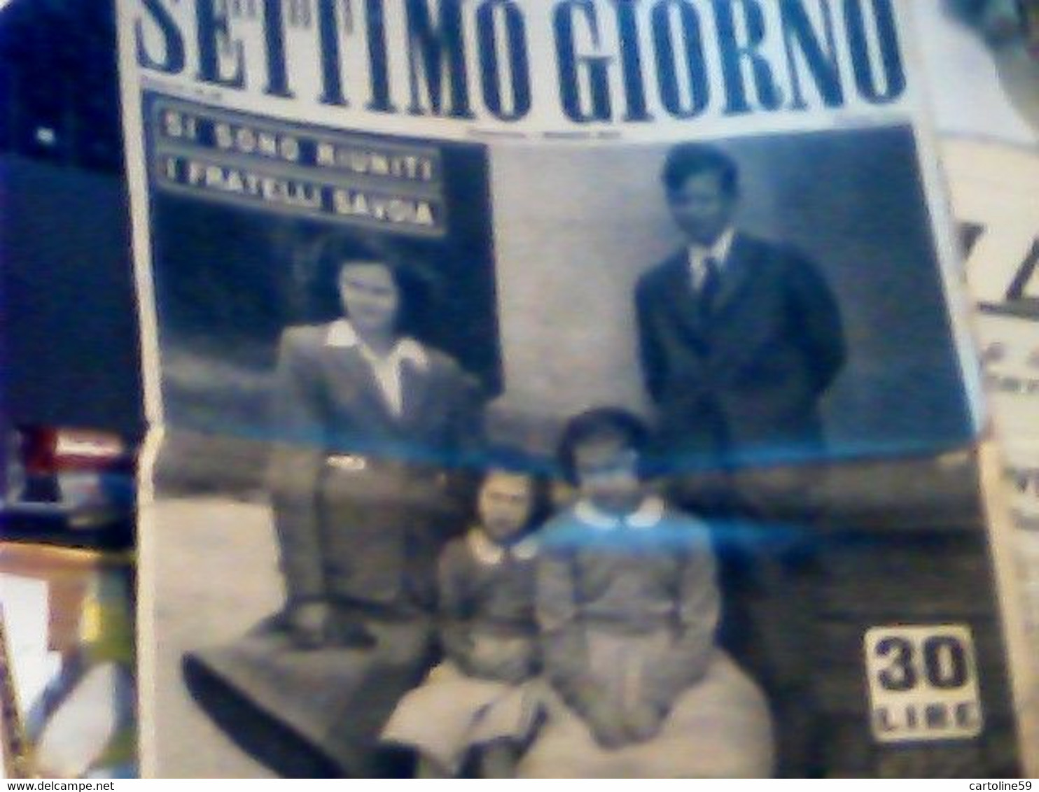GIORNALE  RIVISTA " SETTIMO GIORNO " ANNO II N18 1949 RIUNITI FRATELLI SAVOIA    IQ8325 - Fashion