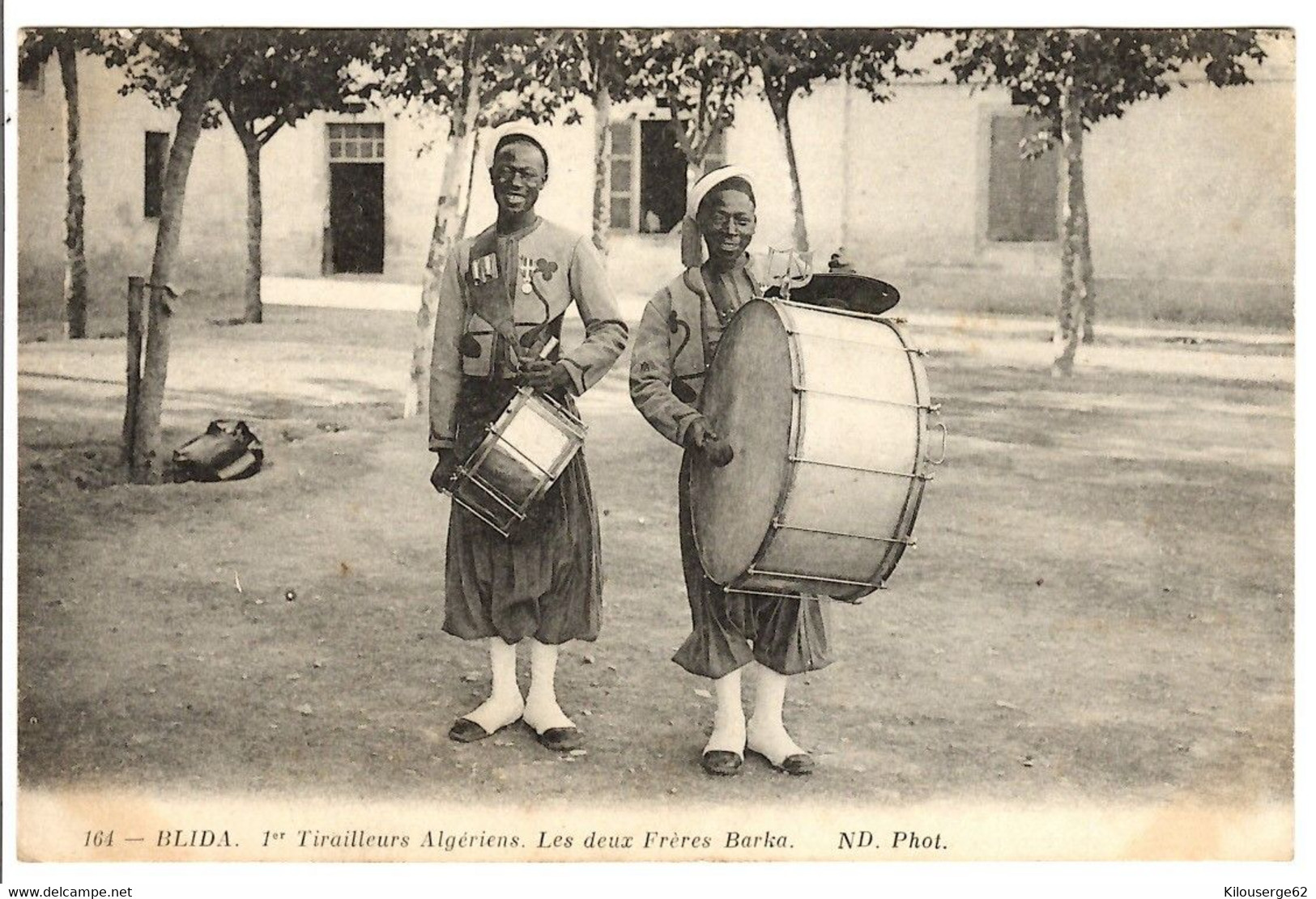 BLIDA - 1er Tirailleurs Algériens - Les Deux Frères Barka - Non Timbré - Blida