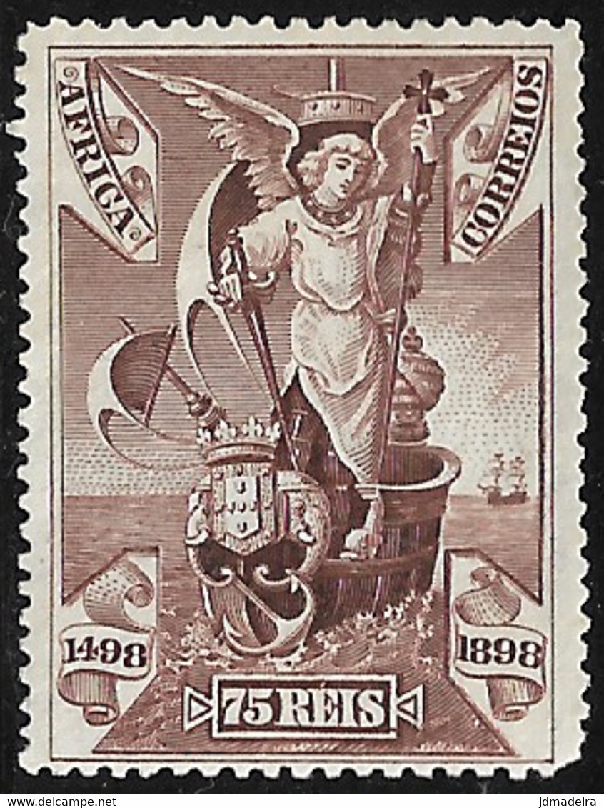 Portuguese Africa – 1898 Sea Way To India 75 Réis Mint Stamp - Portugiesisch-Afrika