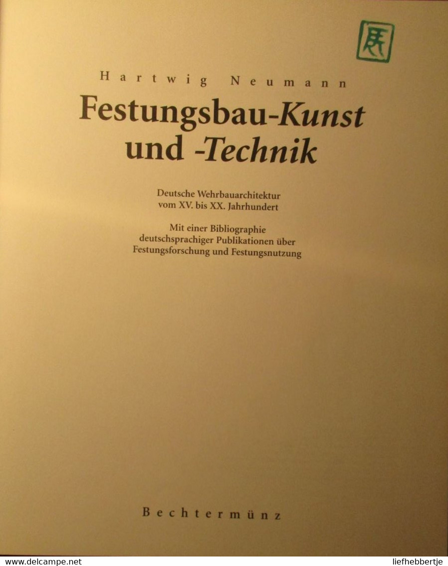 Festungsbau-Kunst Und -Technik - Vestingbouwkunde / Fortificaties / Versterkingen / Middeleeuwen / Oorlog - 2. Middeleeuwen