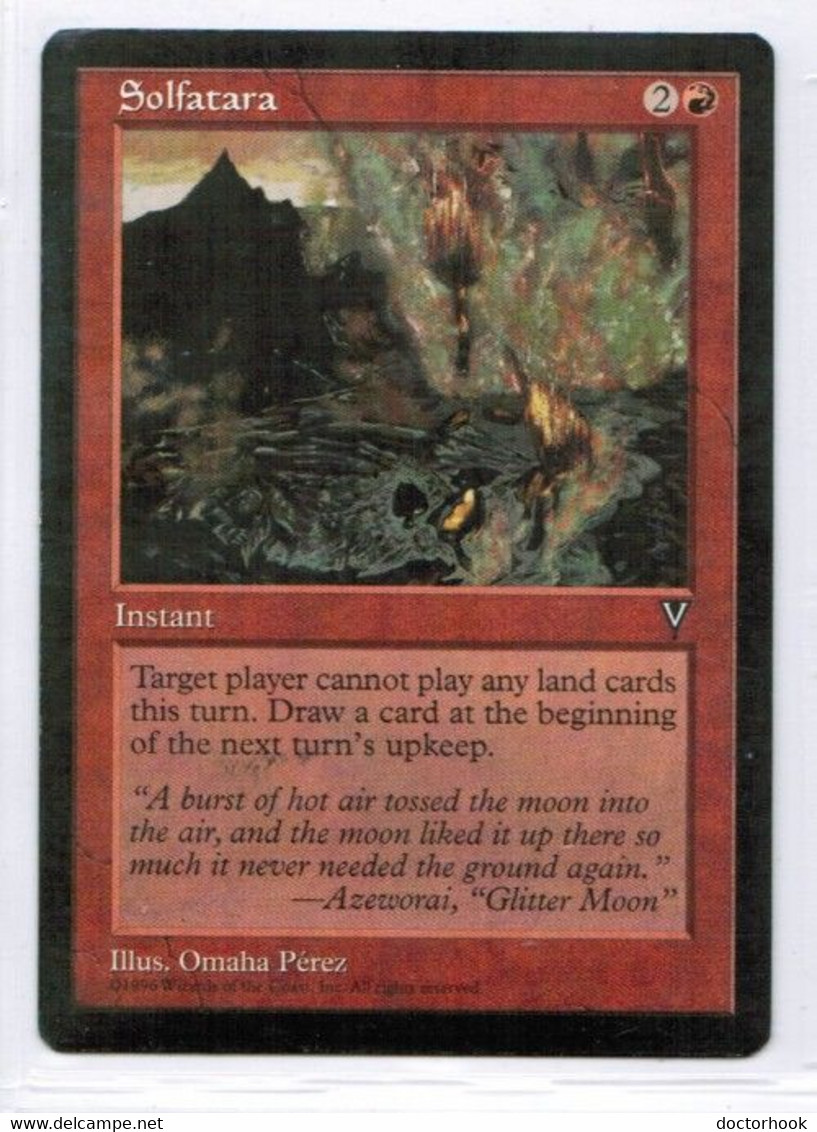 MAGIC The GATHERING  "Solfatara"---VISIONS (MTG--155-1) - Altri & Non Classificati