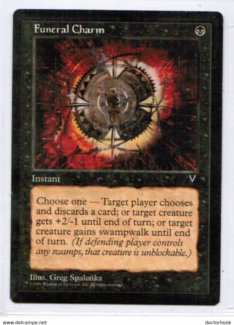 MAGIC The GATHERING  "Funeral Charm"---VISIONS (MTG--155-7) - Autres & Non Classés