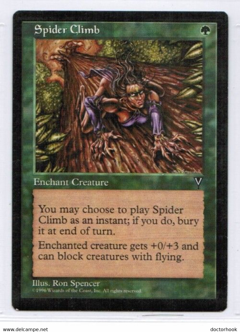 MAGIC The GATHERING  "Spider Climb"---VISIONS (MTG--155-8) - Autres & Non Classés