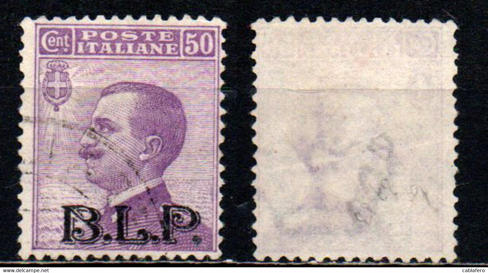 ITALIA REGNO - 1922 - 50 CENT. - MICHETTI - BLP - USATO - Timbres Pour Envel. Publicitaires (BLP)