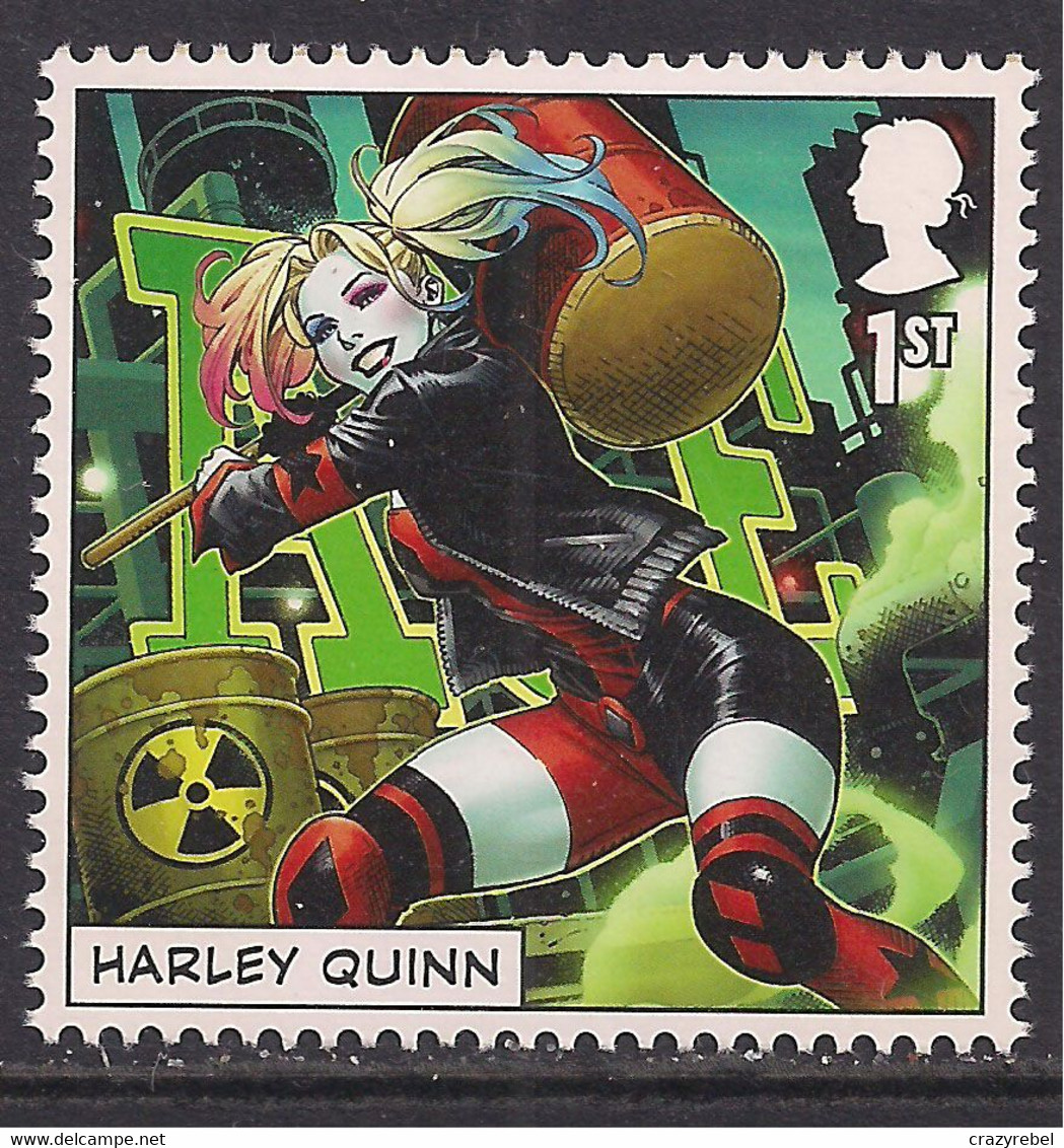GB 2021 QE2 1st DC Comics Justice League Harley Quinn Umm ( D990 ) - Unused Stamps