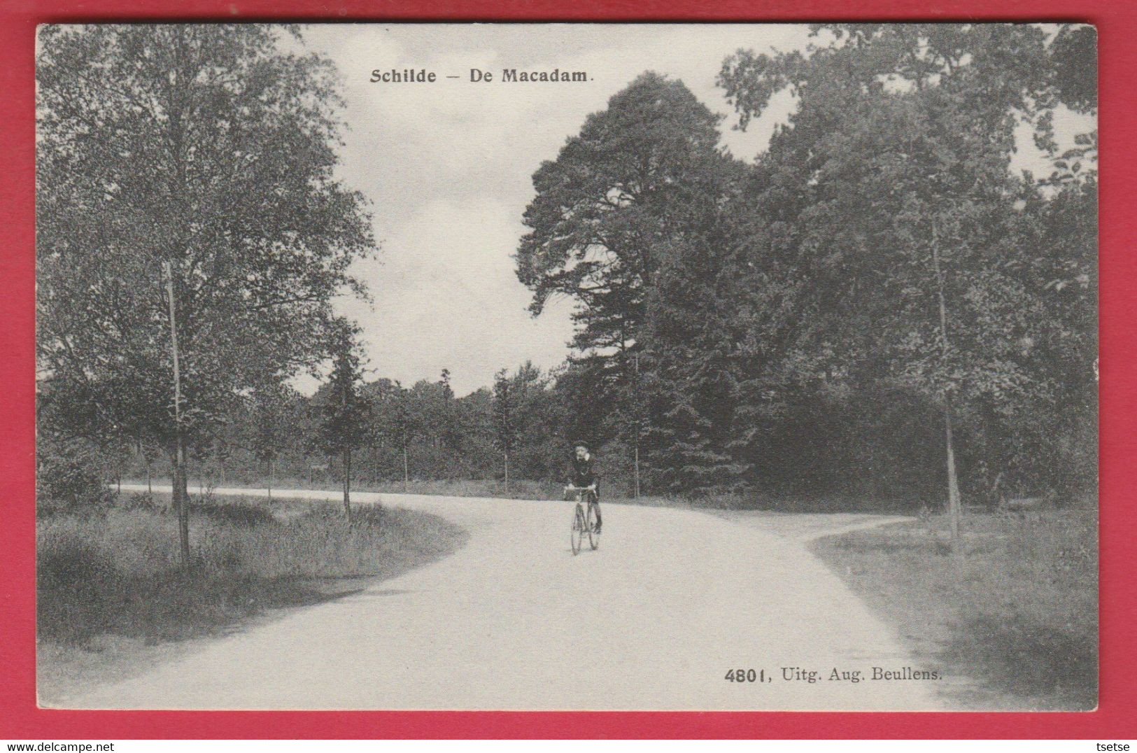 Schilde - De Macadam - 1910 ( Verso Zien ) - Schilde