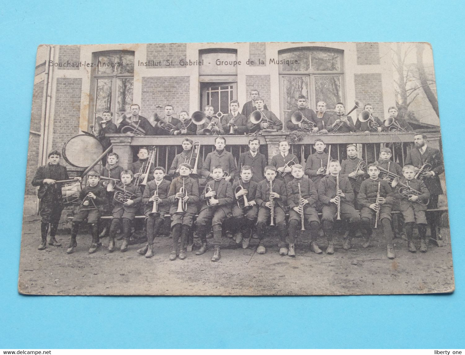 Institut St. GABRIEL Bouchaut-lez-Anvers > Groupe De La Musique () Anno 1911 ( Zie / Voir SCANS ) ! - Boechout
