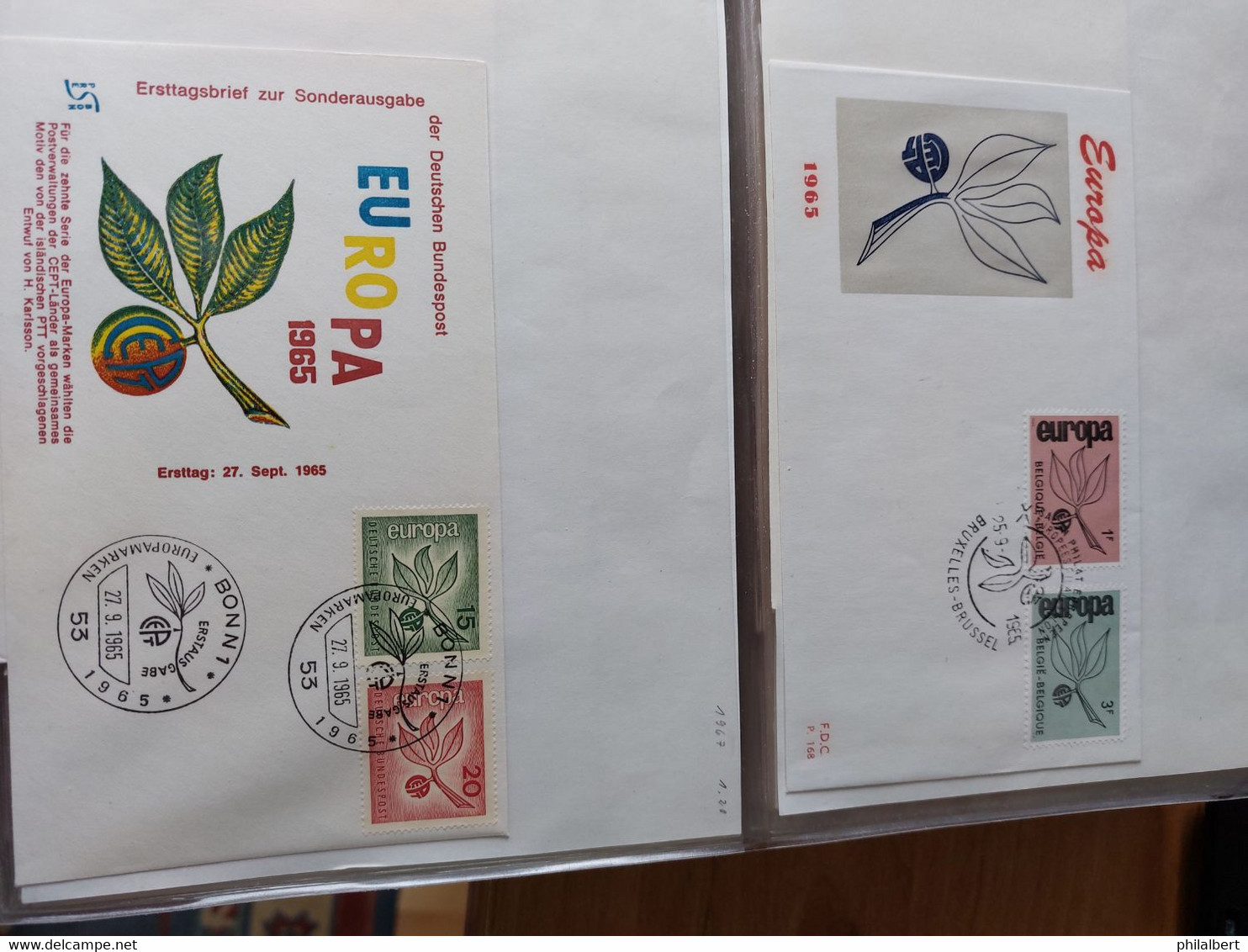 FDC Europa De 1961 à 1971 - Colecciones