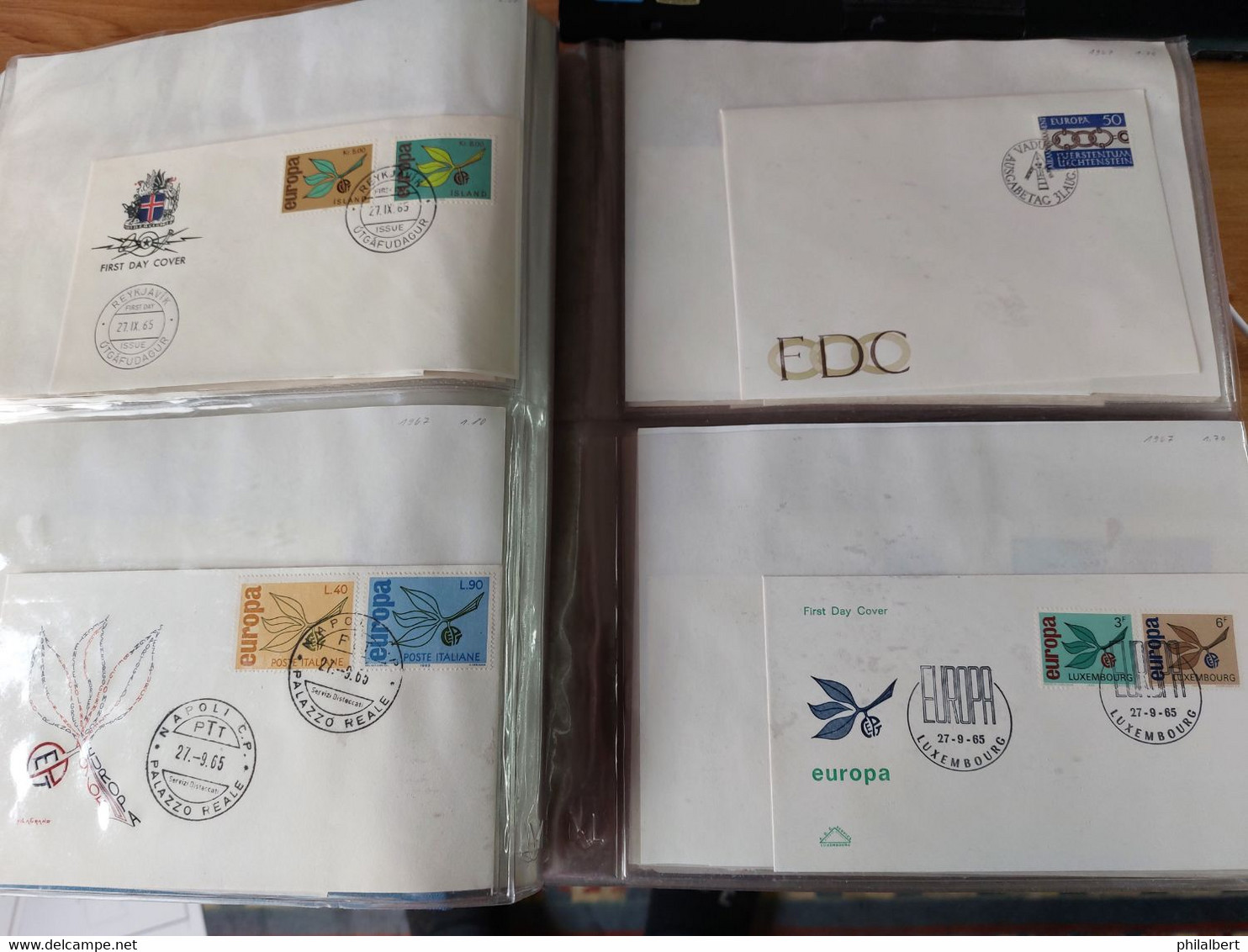 FDC Europa De 1961 à 1971 - Colecciones