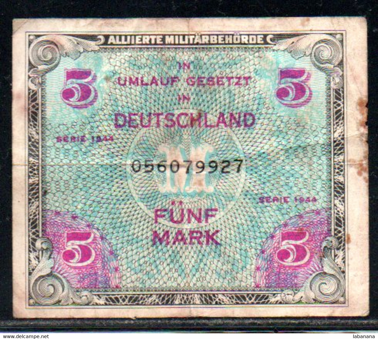 659-Allemagne 5m 1944-056 - 1/2 Mark