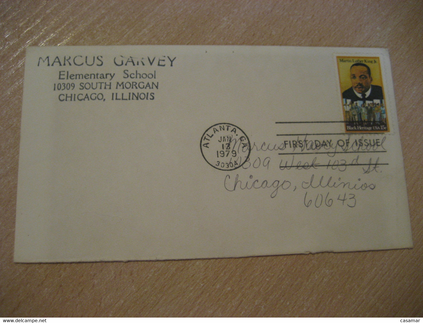 ATLANTA 1979 Martin Luther King FDC Cancel Cover USA - Martin Luther King