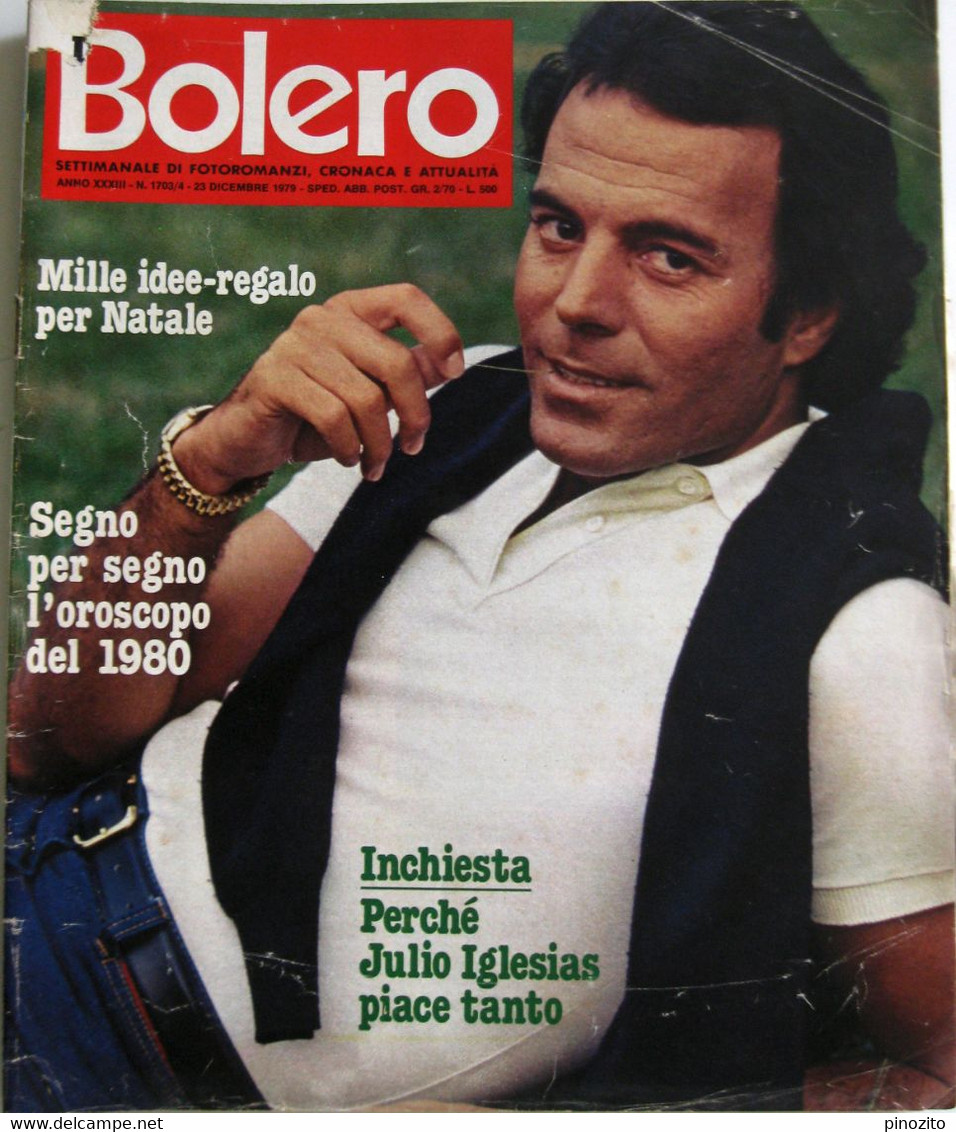 BOLERO 1703 1979 Julio Iglesias Rita Pavone Lauren Bacall Danila Caccia Fabiana Udenio Beppe Grillo Enzo Avallone - TV