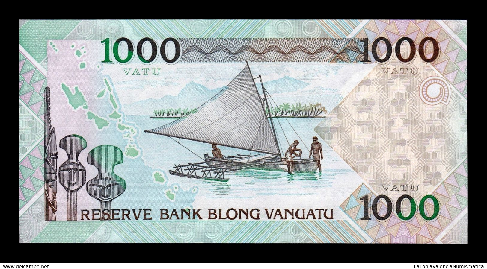 Vanuatu 1000 Vatu 2002 (2010) Pick 10c SC UNC - Vanuatu