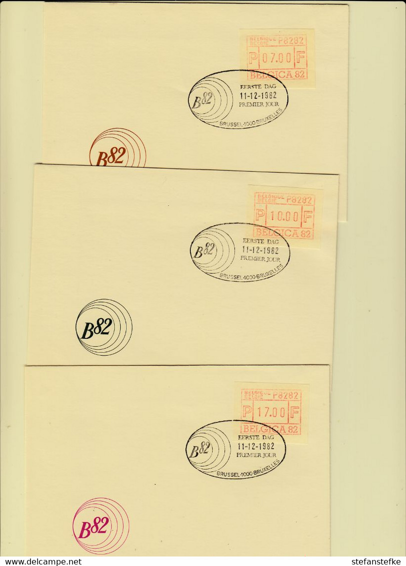 Belgie - Belgique : Ocb Nr ATM6A FDC  (zie Scan) - Briefe U. Dokumente