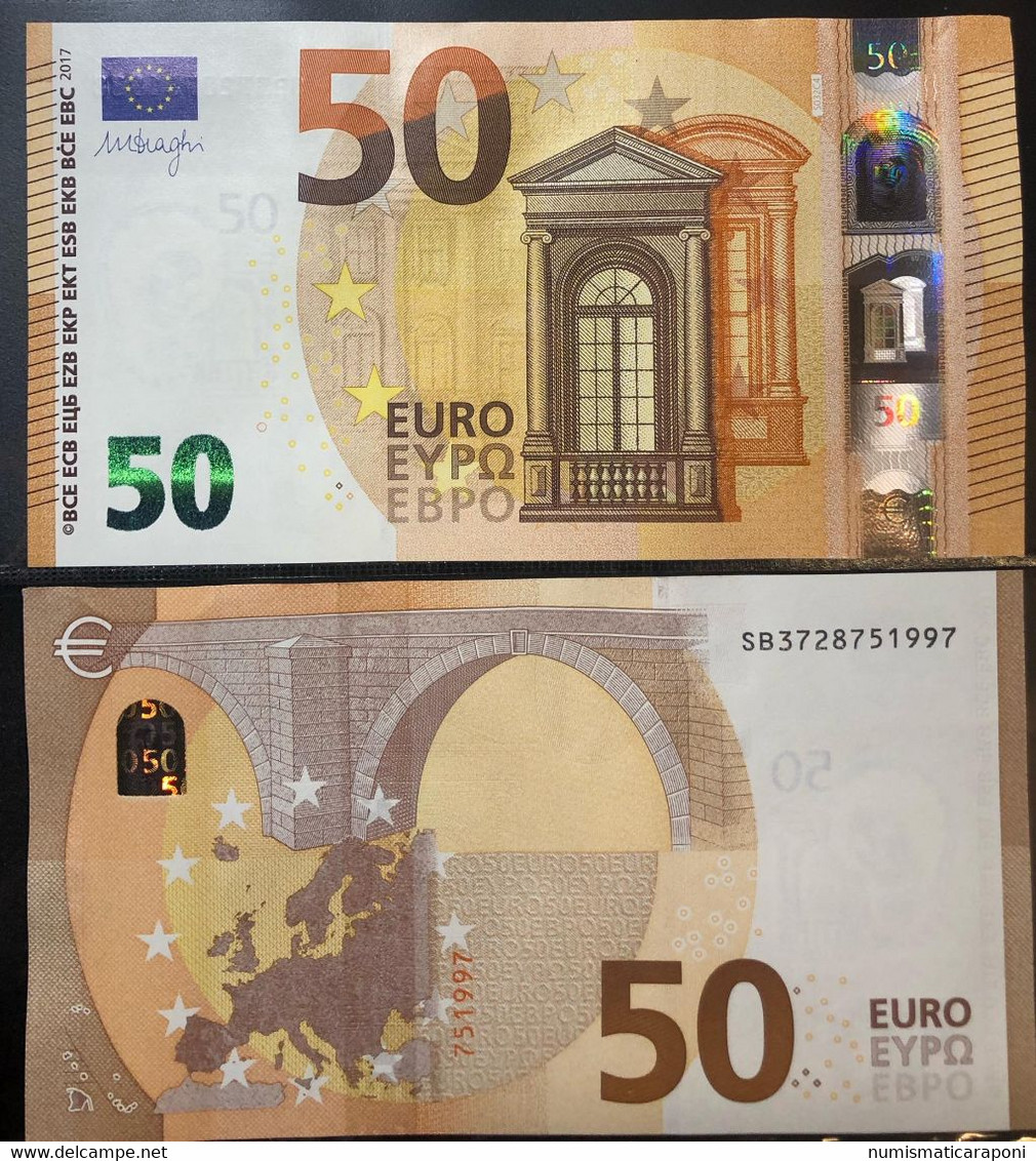 ITALIA ITALIE 50 € Sb Mario Draghi S032C4 UNC- COD.€.224 - 50 Euro