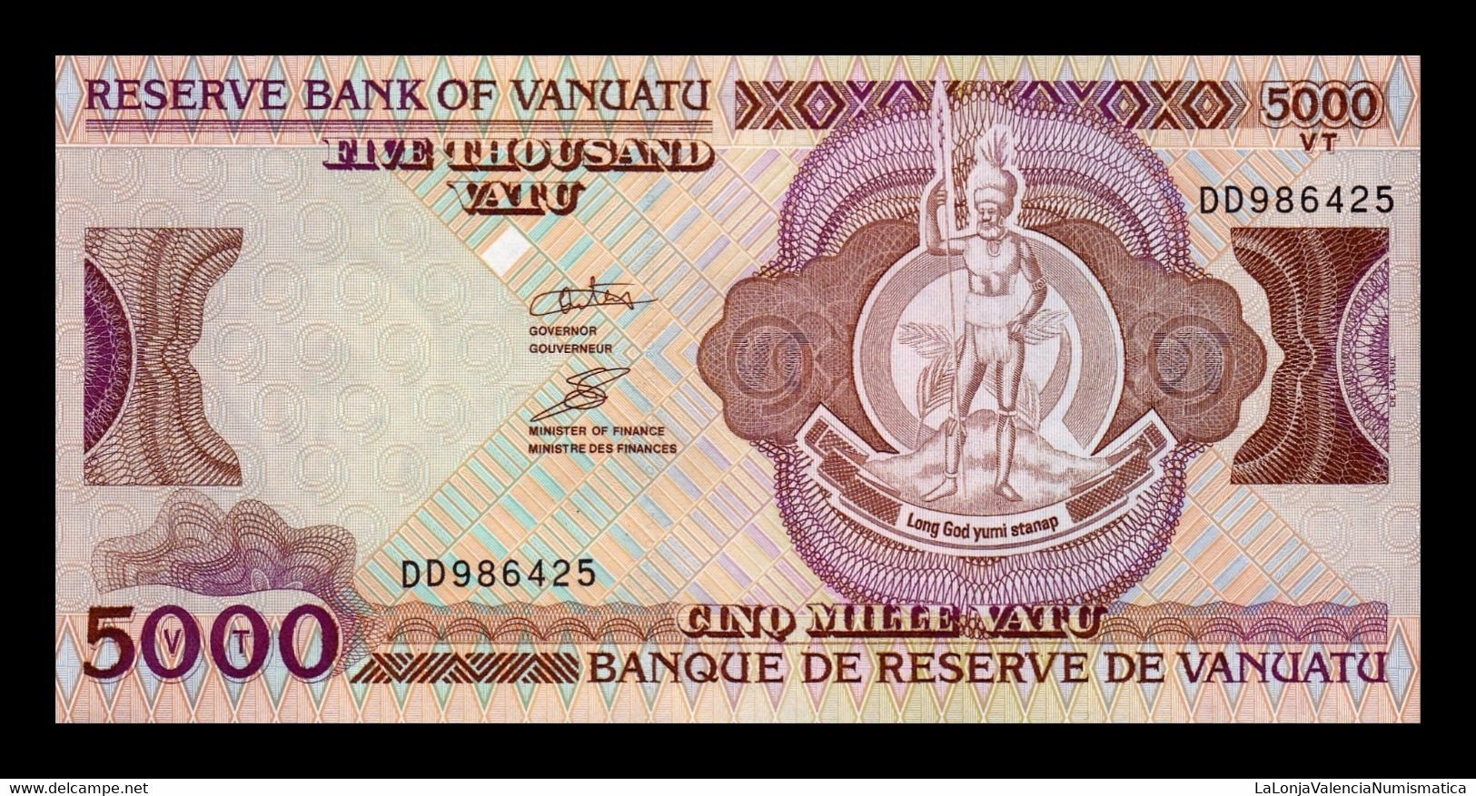 Vanuatu 5000 Vatu 2006-2010 Pick 15 SC UNC - Vanuatu