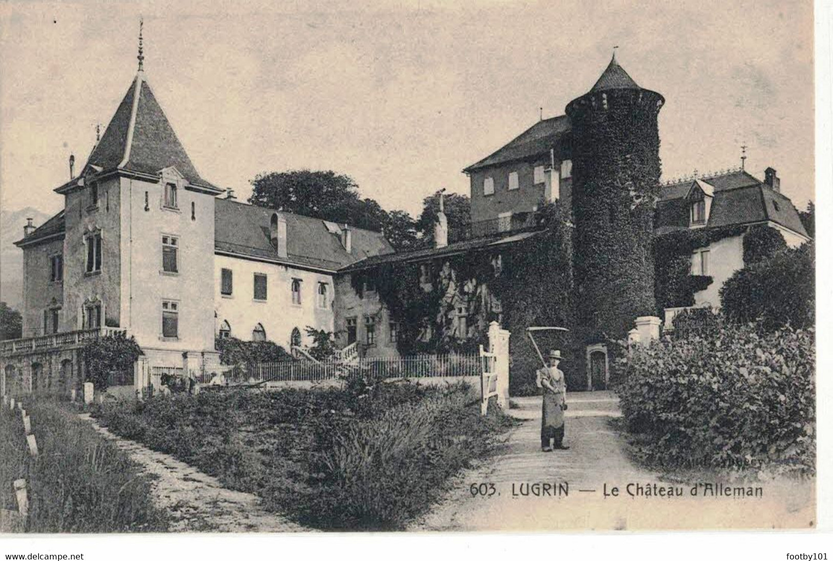 CPA  LUGRIN  Le Chateau D'allaman    N° 603 - Lugrin