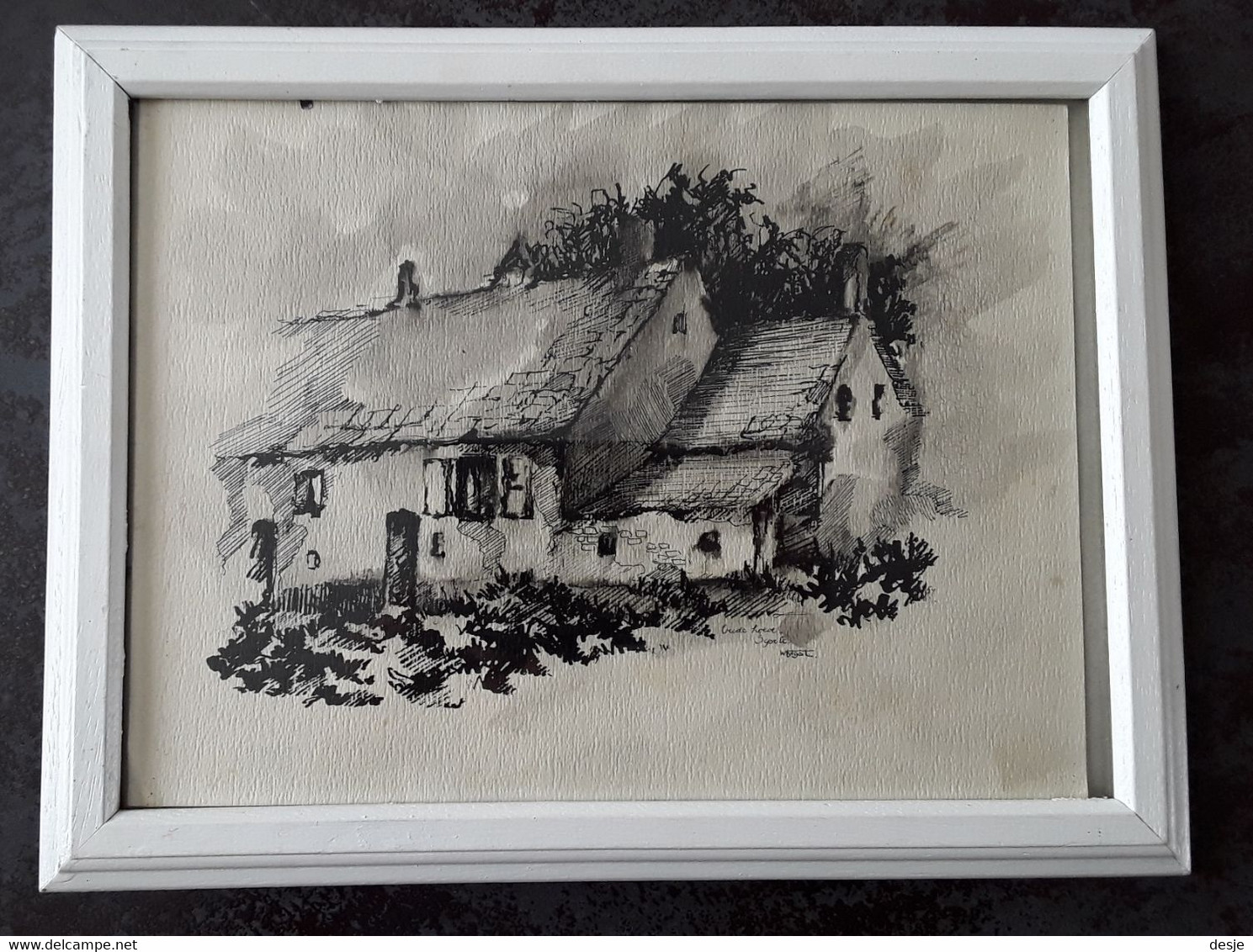 Oude Hoeve Sijsele, Tekening Van Wilfried Tytgat - Dessins