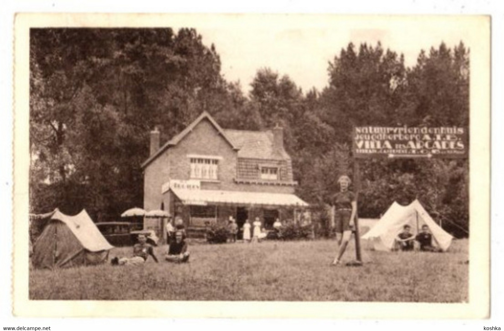 AVELGEM - Ruyen - Villa Des Arcades - Resaturant - Natuurvriendenhuis - Verzonden In 1950 - Avelgem