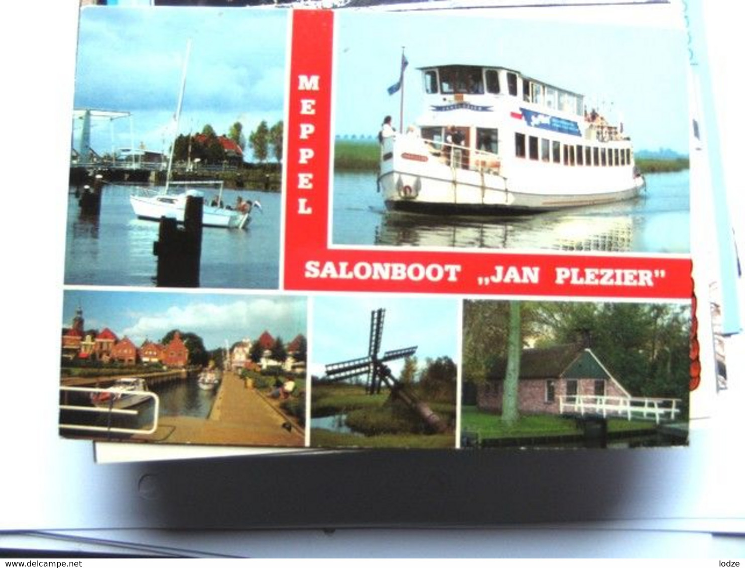 Nederland Holland Pays Bas Meppel Met Salonboot Jan Plezier En Andere Boten - Meppel