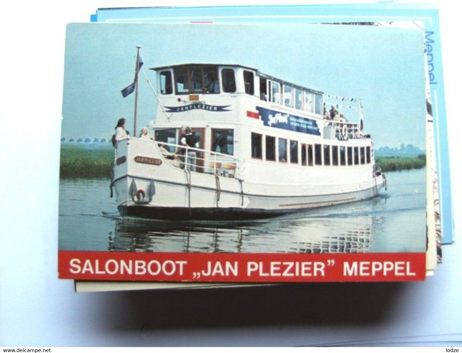 Nederland Holland Pays Bas Meppel Met Salonboot Jan Plezier In Vol Ornaat - Meppel