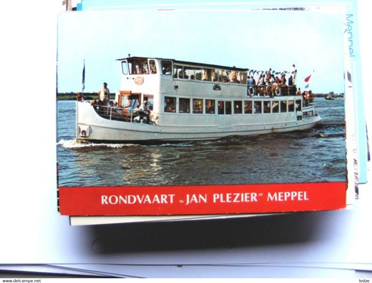 Nederland Holland Pays Bas Meppel Met Salonboot Jan Plezier Met Veel Passagiers - Meppel