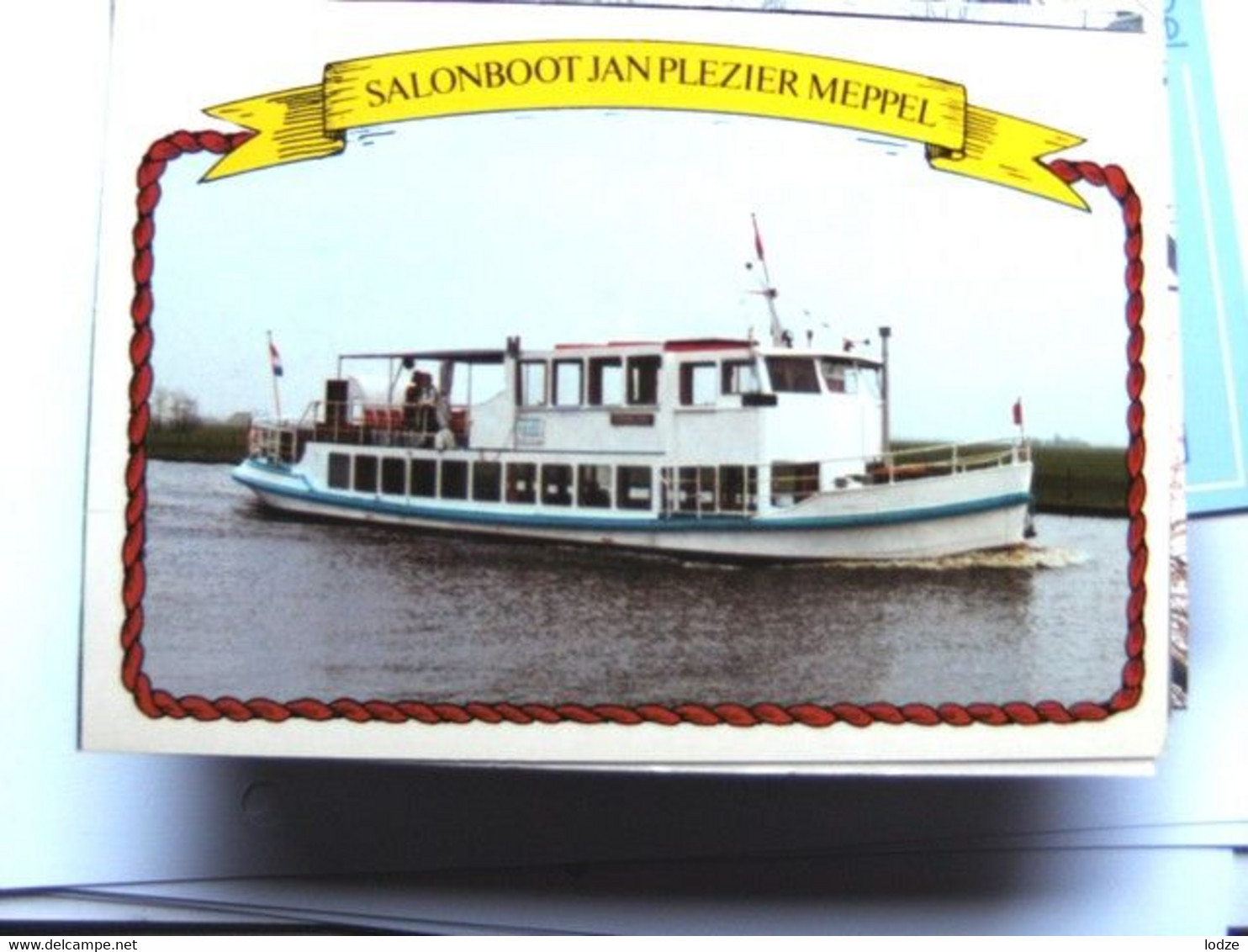 Nederland Holland Pays Bas Meppel Met Salonboot Jan Plezier Merentochten N.W. Overijssel - Meppel