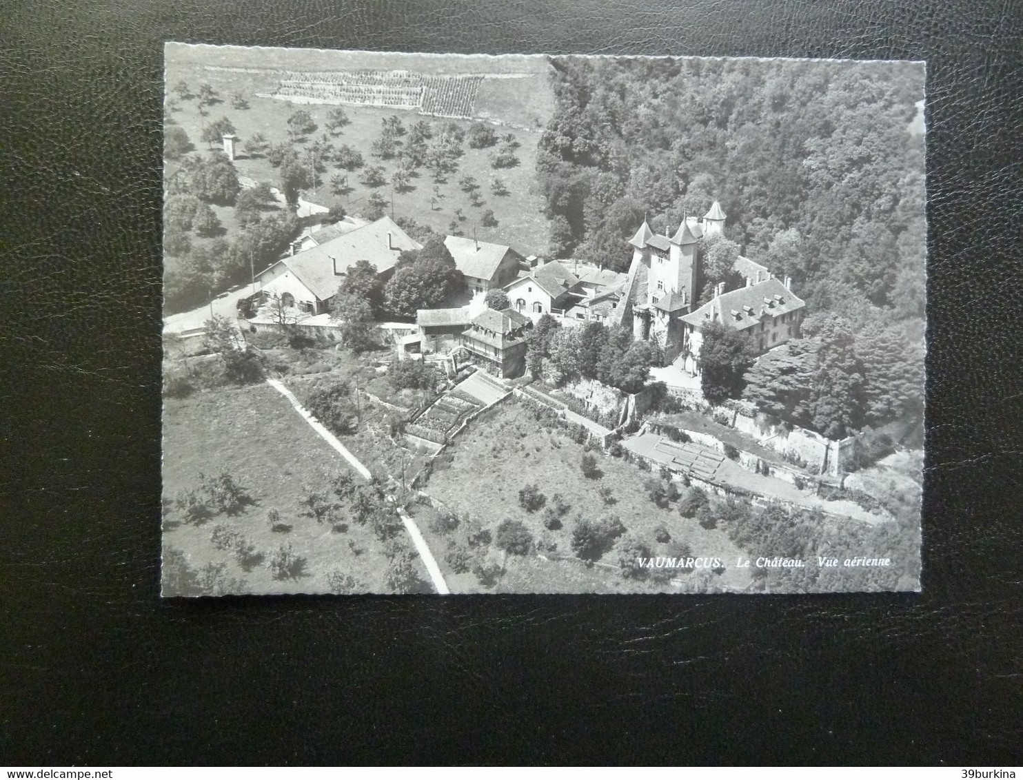 VAUMARCUS Le Château Vue Aérienne  Anées 50 - Vaumarcus