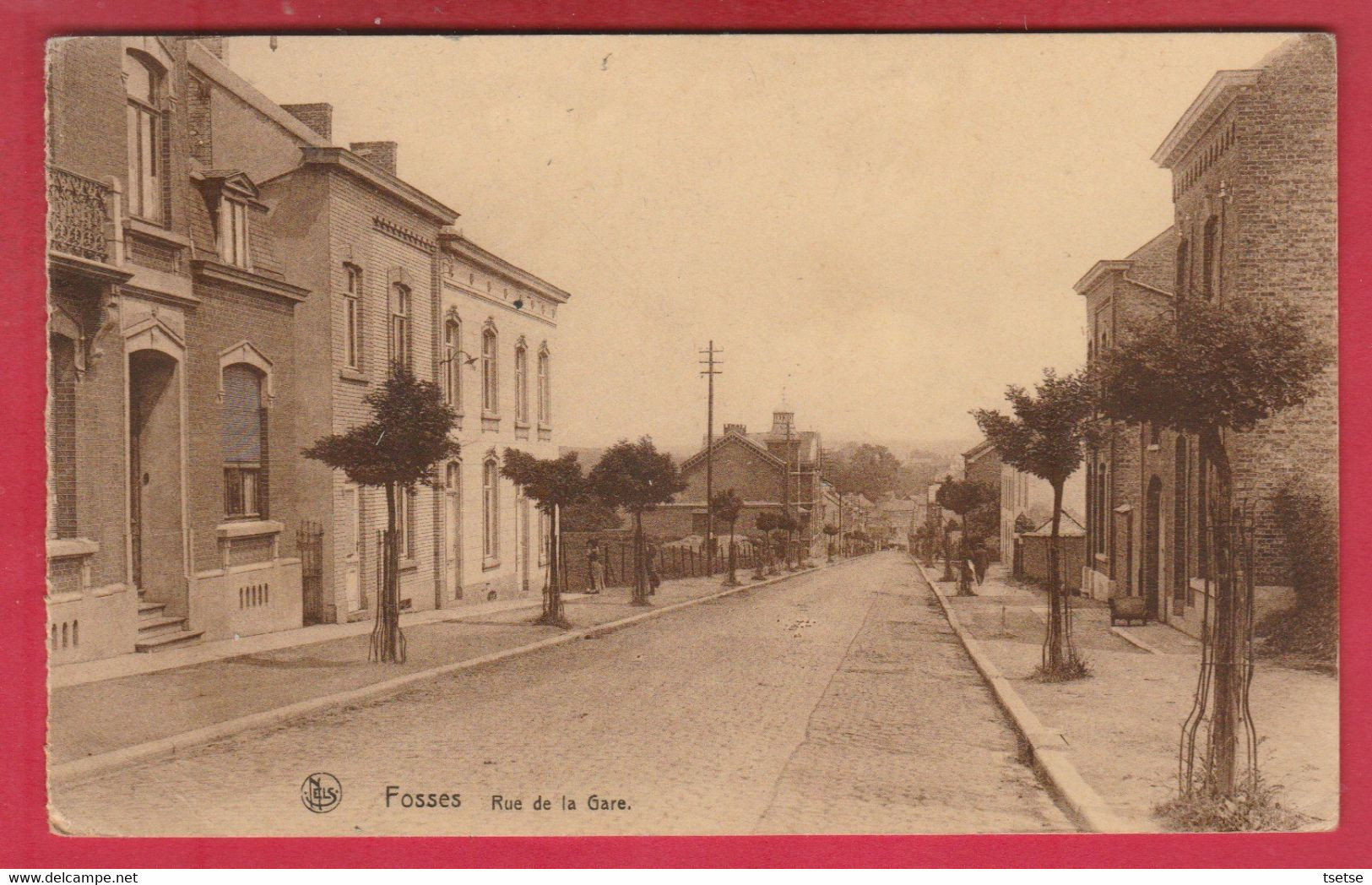 Fosses - Rue De La Gare - 1941 ( Voir Verso ) - Fosses-la-Ville