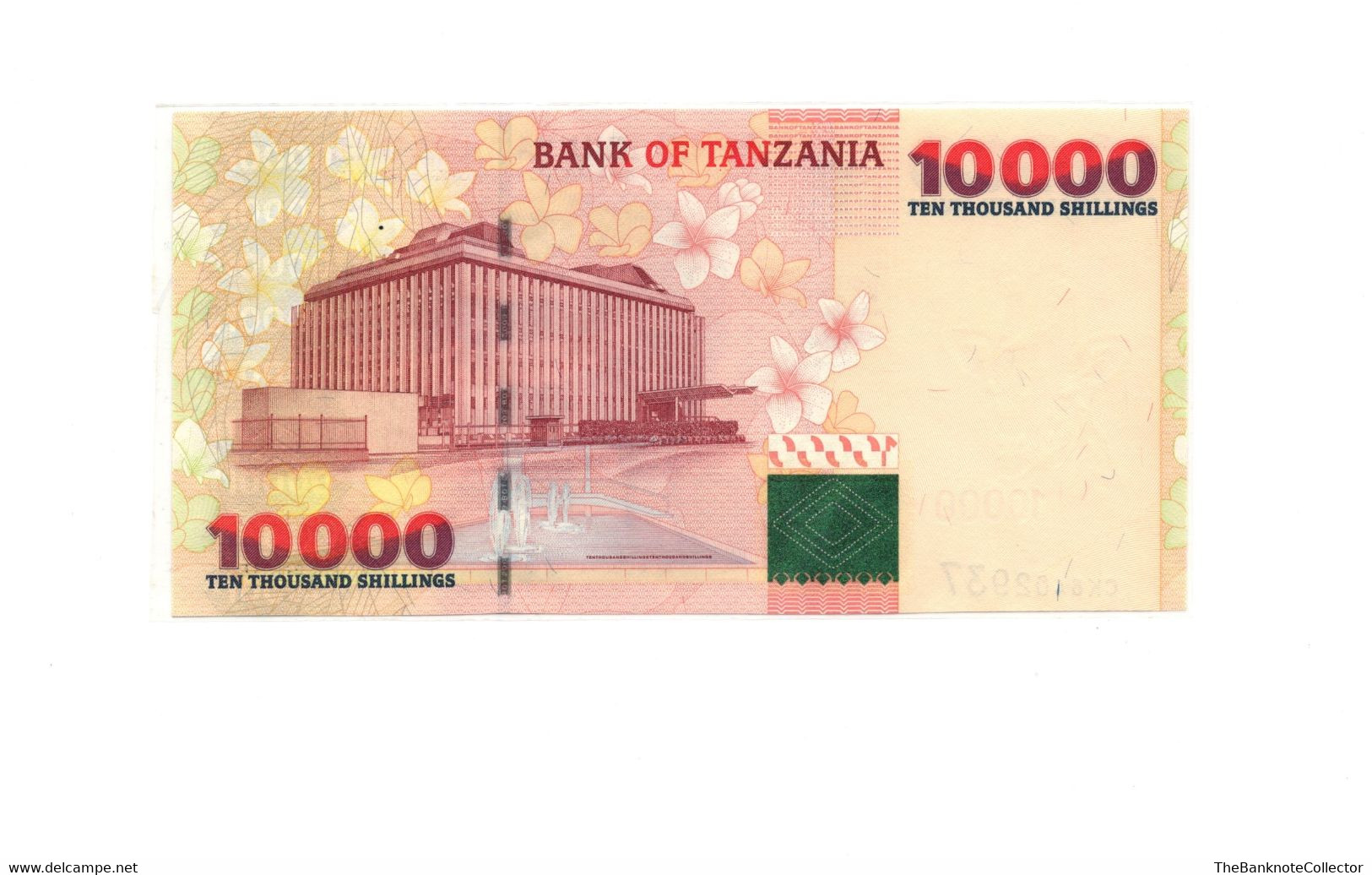 Tanzania 10000 Shillings ND 2010 P-44 AUNC - Tansania