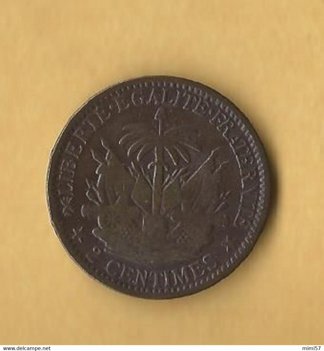 2 Centimes Bronze D'HAITI  1881 / An 78 - Haití