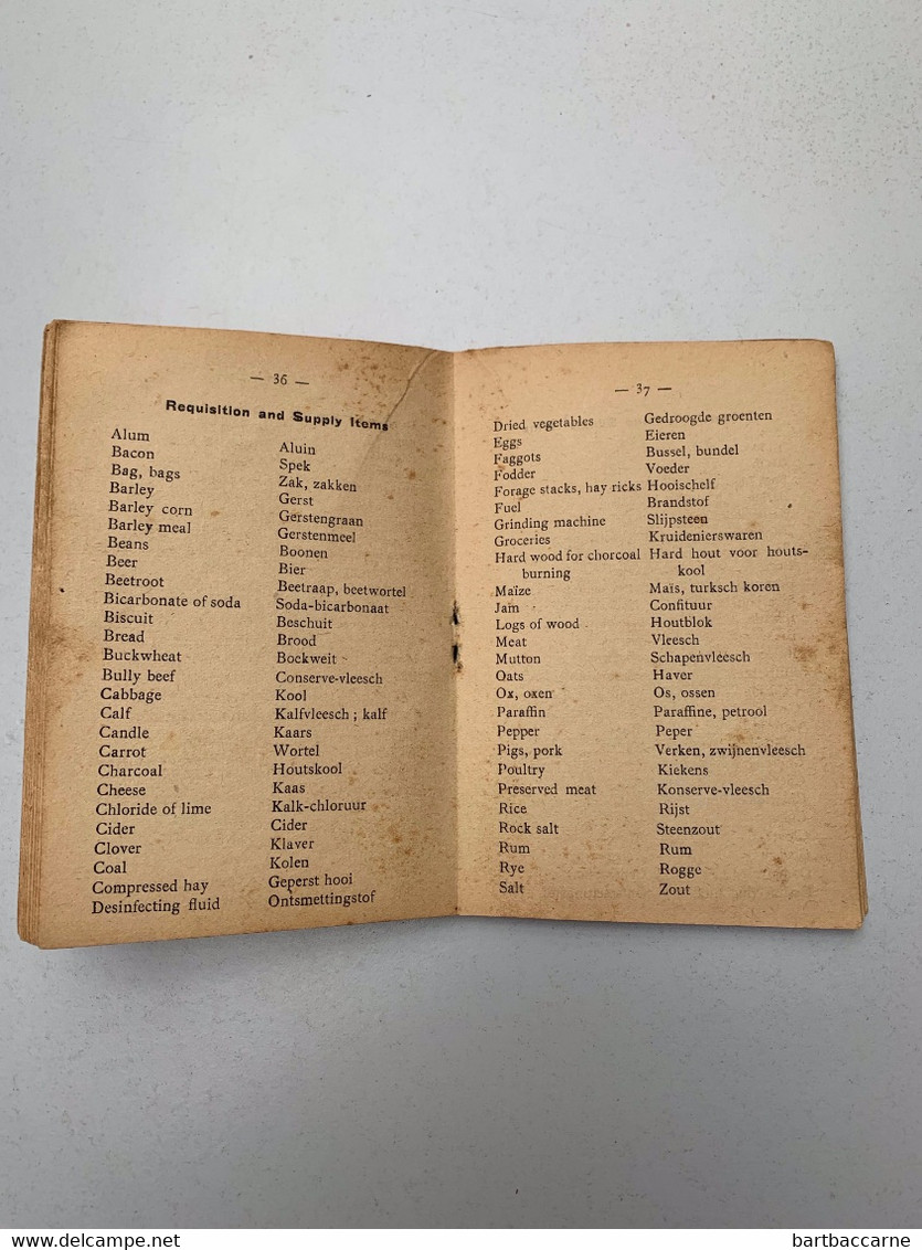 English-Flemish Military Guide 1915 - Weltkrieg 1914-18
