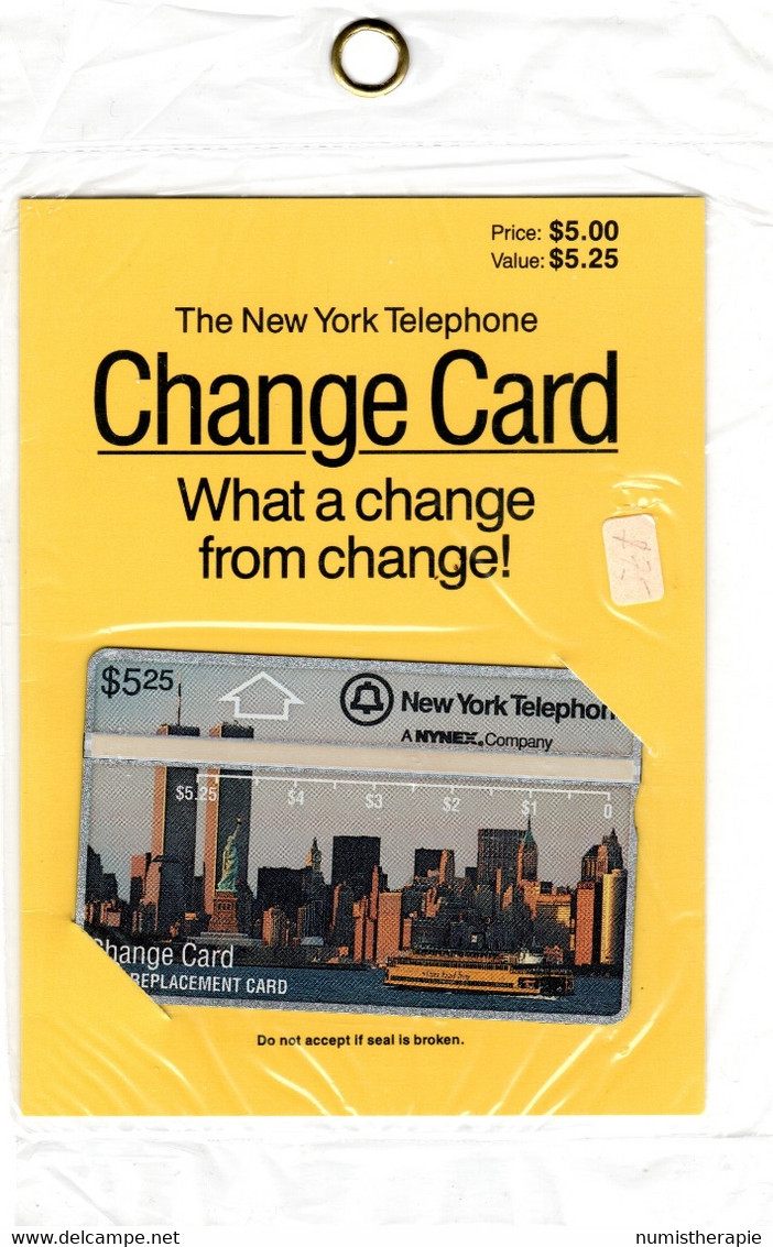 The New York Telephone $5.25 Sous Emballage - Cartes Magnétiques