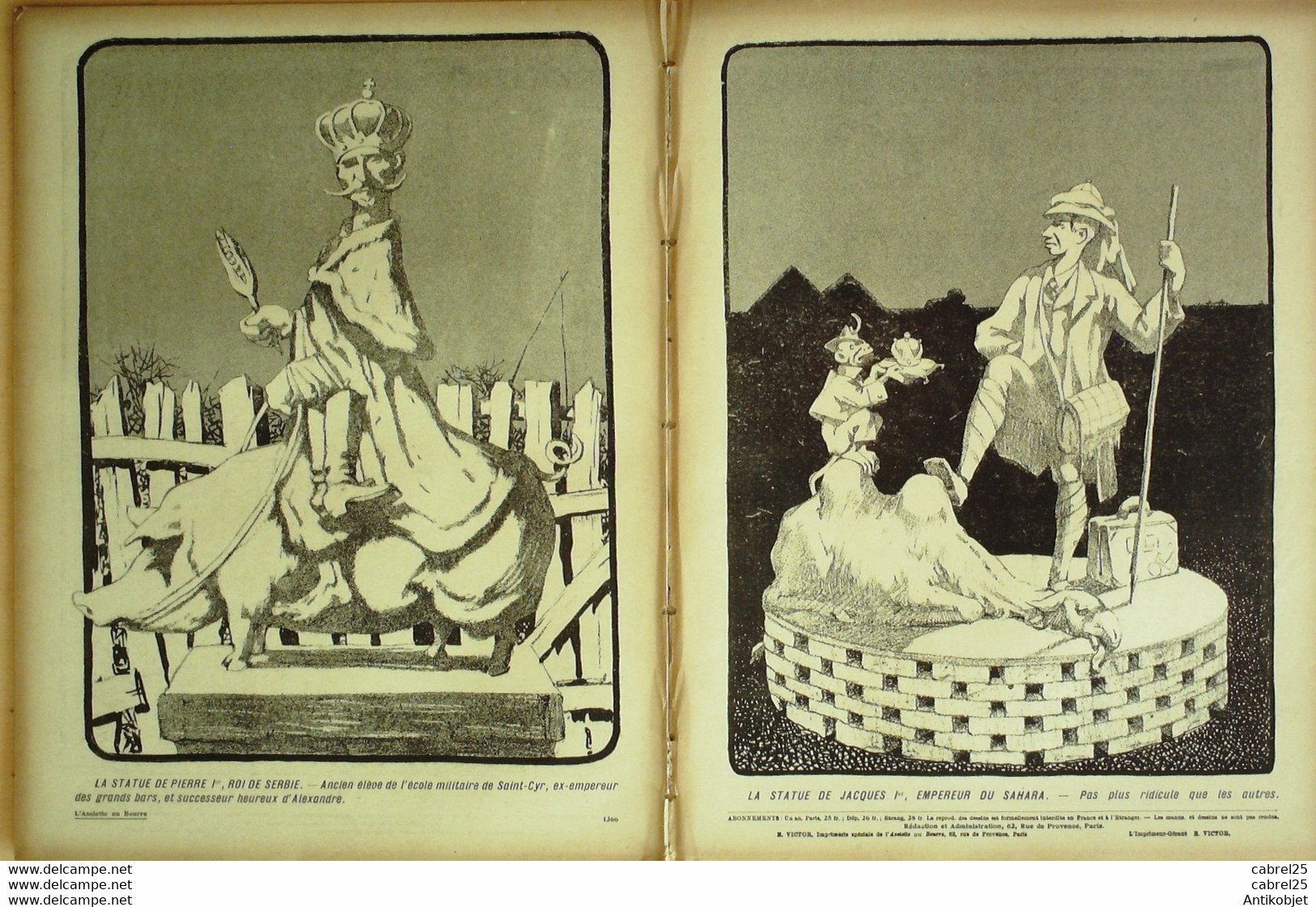 L'Assiette Au Beurre 1906 N°293 Leurs Statues KIRCHNER JOZSA - 1900 - 1949