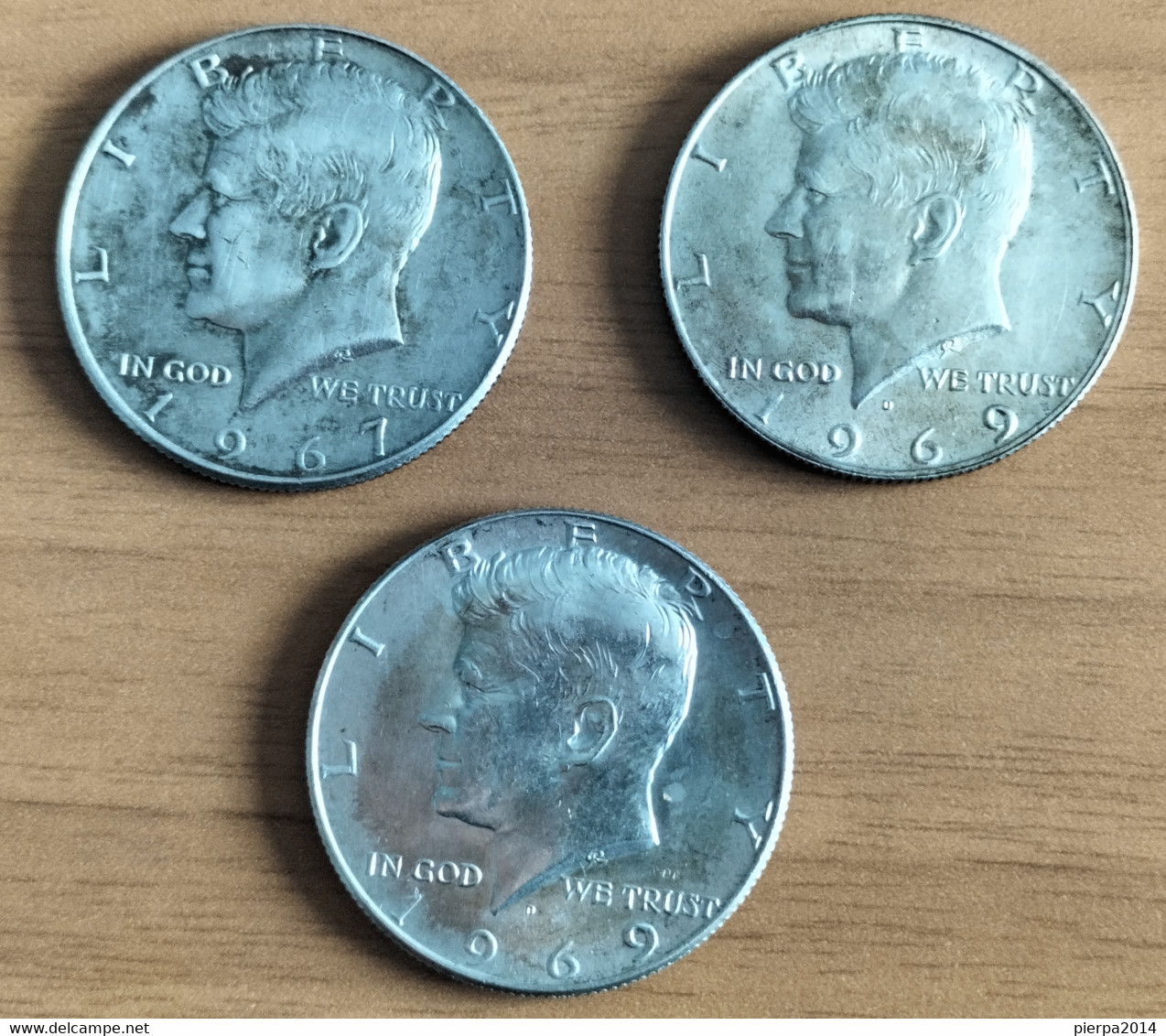 3  HALF DOLLAR  KENNEDY Argent -1967-69-69 - 1964-…: Kennedy