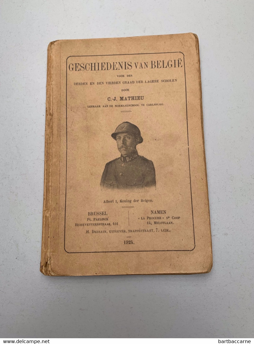 De Geschiedenis Van België (1924) - Antique