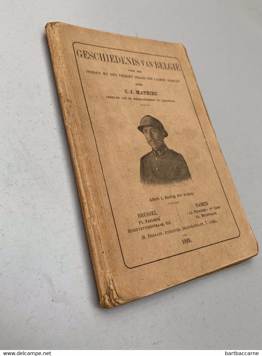 De Geschiedenis Van België (1924) - Antique