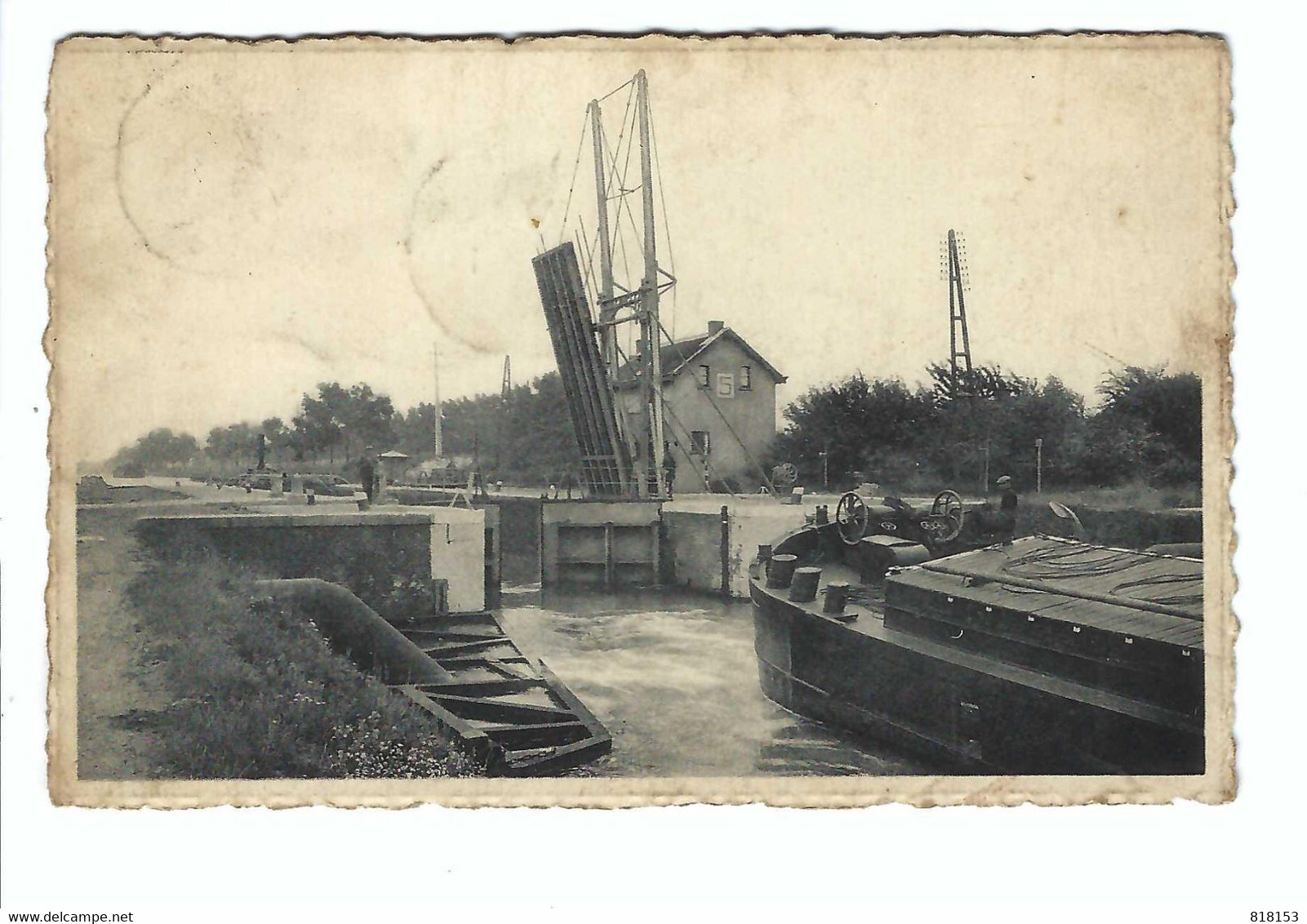 Dessel   DESSCHEL  (Sluis 5 ) Verbindingskanaal 1947 - Dessel