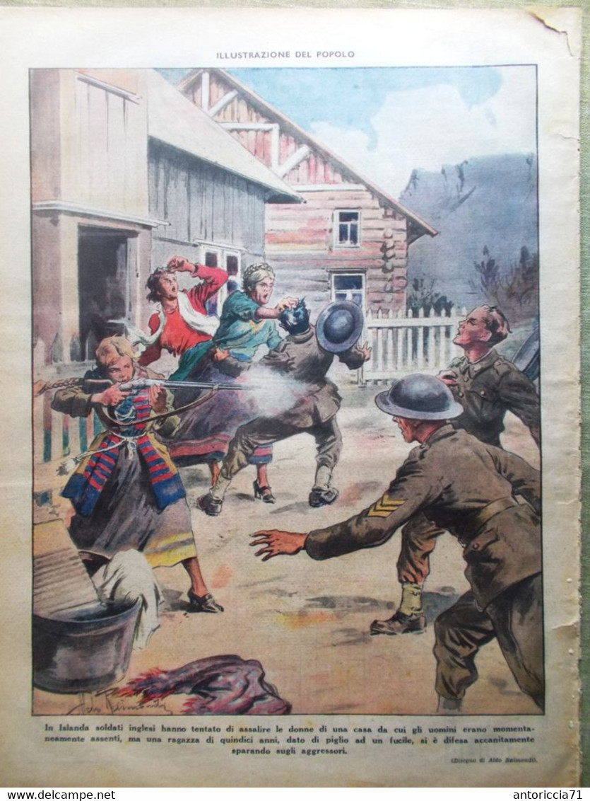 Illustrazione Del Popolo 25 Ottobre 1941 WW2 Duce Paul Kemp Scarpe Ortopediche - Guerra 1939-45