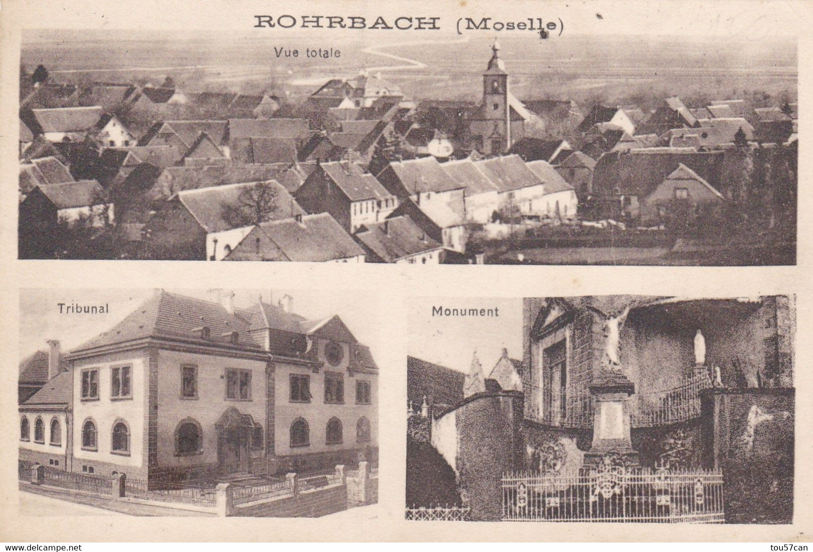 ROHRBACH - BITCHE - SARREGUEMINES - MOSELLE - (57) - CPA  MULTIVUES.... - Sarreguemines