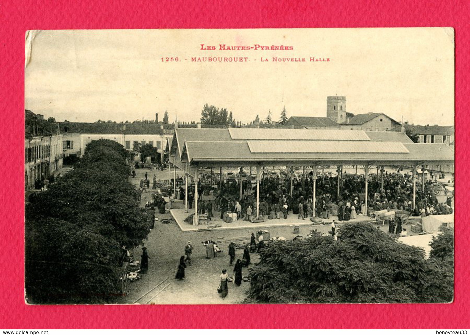 CPA (Réf : DD263) MAUBOURGUET (65 HAUTES-PYRÉNÉES) LA NOUVELLE HALLE (animée) - Maubourguet