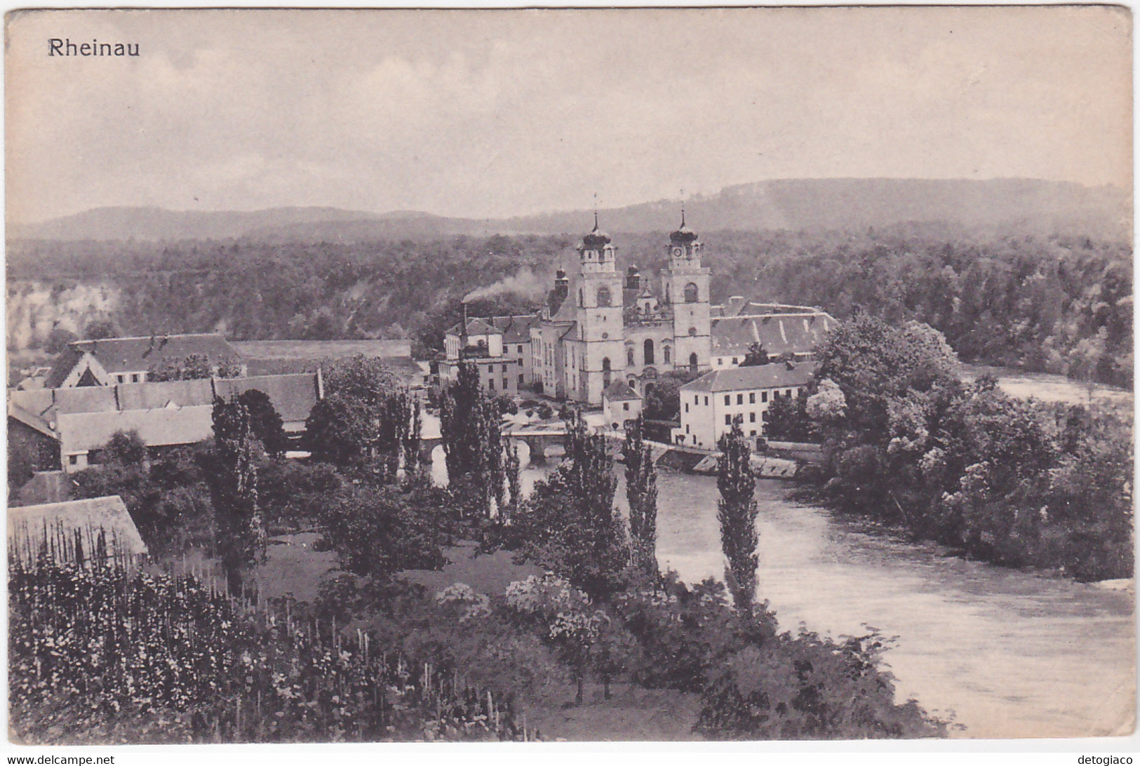 RHEINAU - SVIZZERA - SCHWEIZ - SUISSE - SWITZERLAND - KLOSTERKIRCHE -81097- - Rheinau