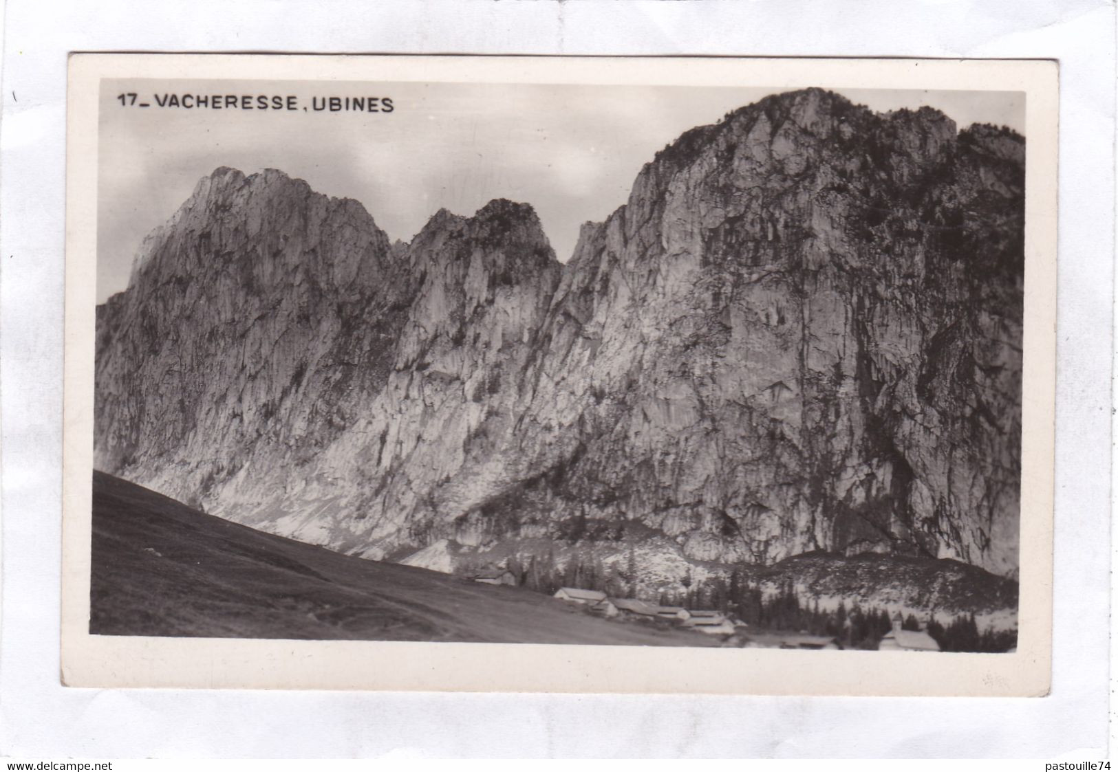 CARTE  PHOTO  14 X 9  -  17  -  VACHERESSE ,  UBINES - Vacheresse