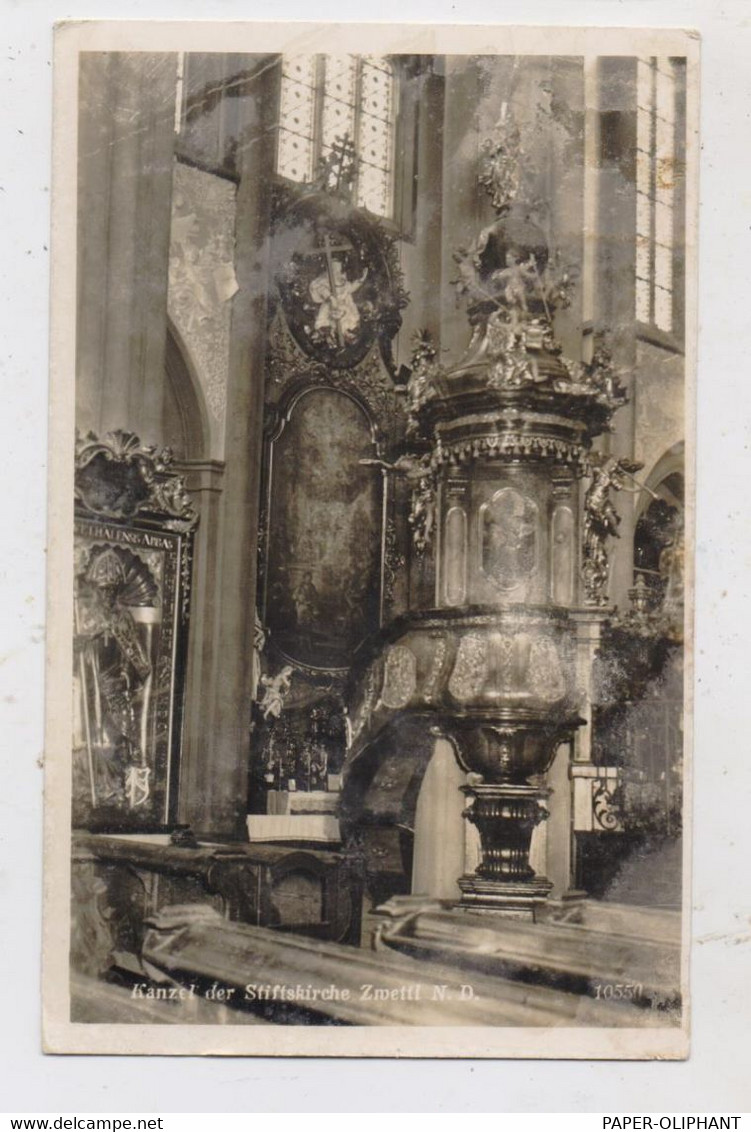 A 3532 ZWETTL, Stiftskirche, Innenansicht, 1942 - Zwettl