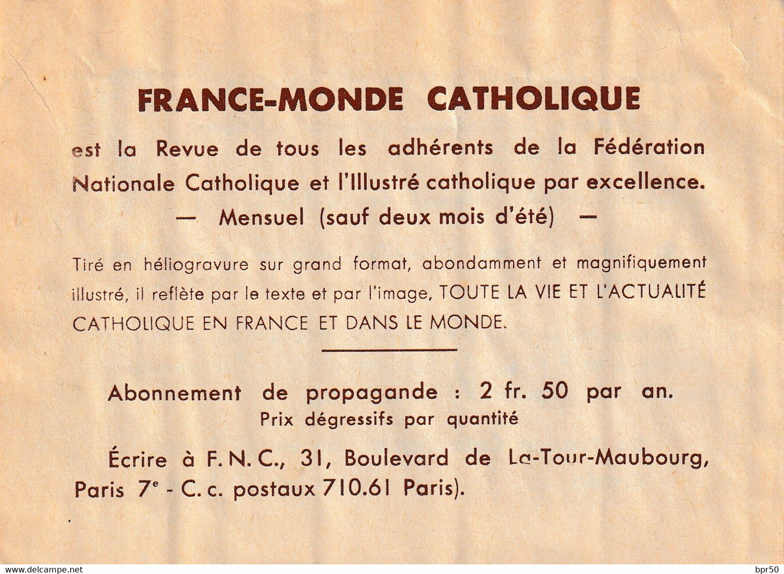 Federation Nationale Catholique Carnet De 20 Timbres Dieu . Famille . Patrie  Petain - People
