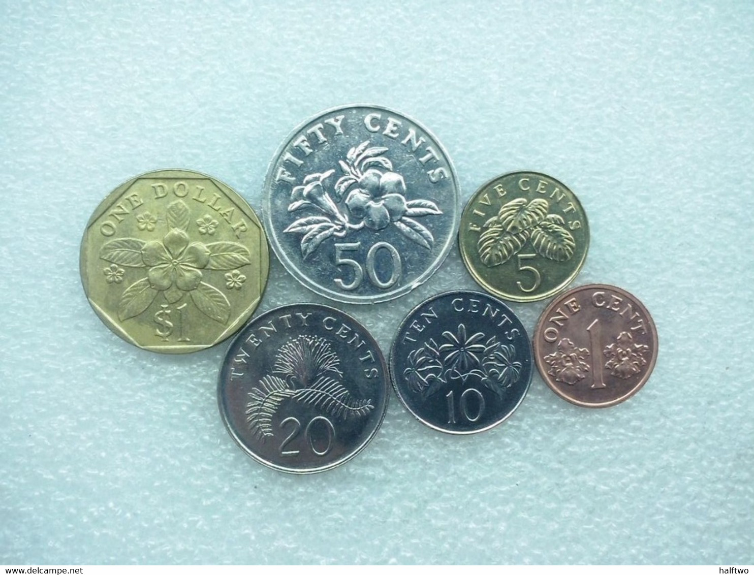 Singapore Set : 1 Cent - 1 Dollar - Singapour