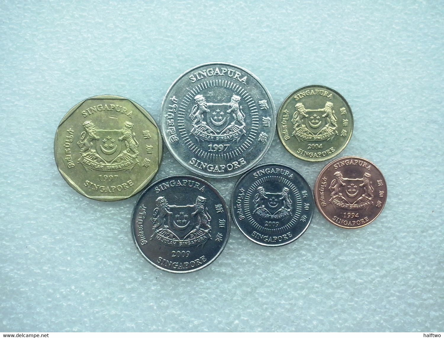 Singapore Set : 1 Cent - 1 Dollar - Singapour