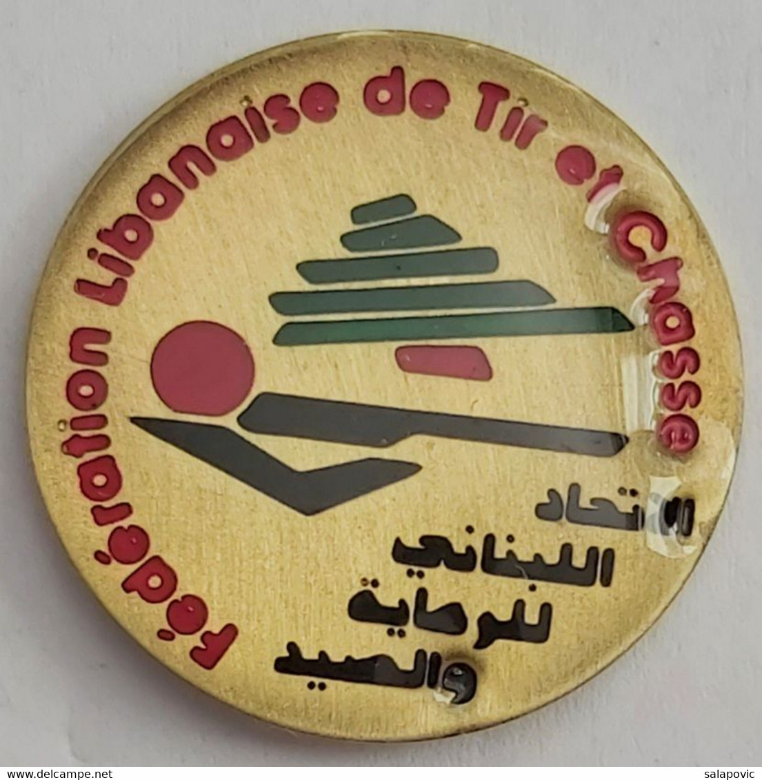 Federation Libanaise De Tir Et Chasse, Lebanon Shooting And Hunting Federation  PIN A7/2 - Tiro Al Arco