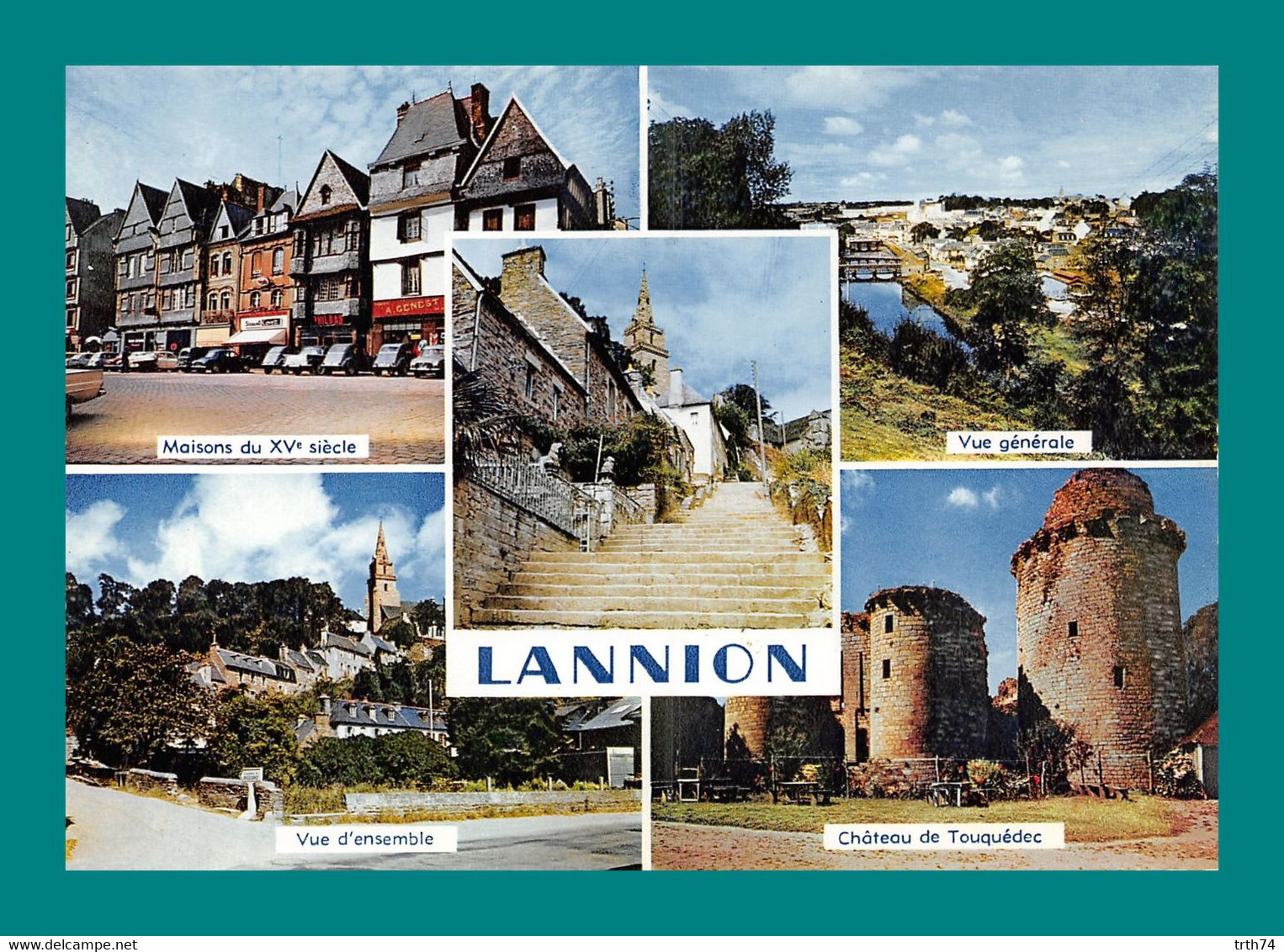 22 Lannion ( Multivues Voitures Citroen 2 CV Château De Touquédec ) - Lannion